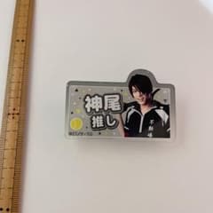 テニミュ　4th 毎熊宏介　神尾アキラ　応援おなまえクリップバッジ