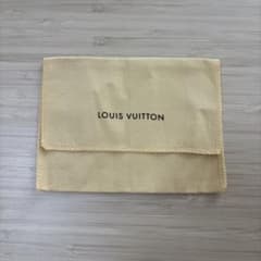 LOUIS VUITTON 保存袋 ベージュ ロゴ入り 布袋 巾着のサムネイル