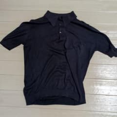JOHN SMEDLEY ネイビー ポロシャツ XS 英国製 - メルカリ