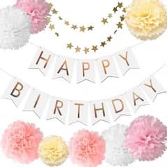 誕生日のお祝いセット★飾りつけのサムネイル