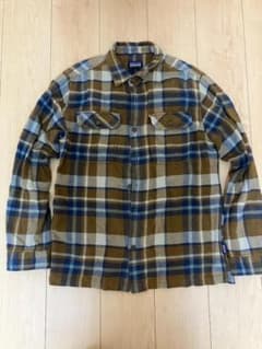 Patagonia フィヨルドフランネルシャツ （チェック ブラウン×ブルー）のサムネイル