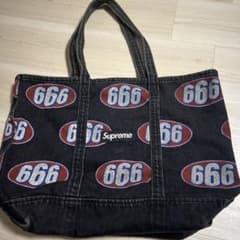 超希少 SUPREME シュプリーム 2017SS 666 Denim Tote - メルカリ