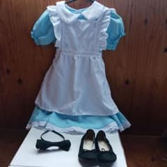 プリンセス ドレス　アリス　ハロウィン　カチューシャ靴セットのサムネイル