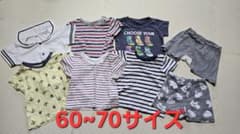 半袖Tシャツ 短パン ベビーサイズ 60~70サイズ まとめ売り 保育園着のサムネイル