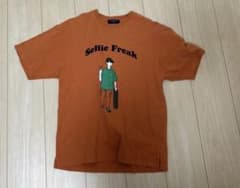Selfie Freak プリントTシャツ オレンジのサムネイル