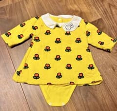【定価¥2,700】ミッフィー 花柄 ロンパース カバーオール ベビー服のサムネイル