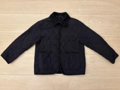 保育園着　UNIQLO ブラック 130㎝ パフテックキルトジャケット　ユニクロ