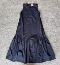 UNITED ARROWS タフタ ティアード ワンピース ノースリーブ ロング UNITED ARROWS タフタ ティアード ワンピース ノースリーブ ロング