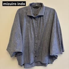 mizuiro ind 半袖シャツ コットンリネン フリーサイズ - メルカリ