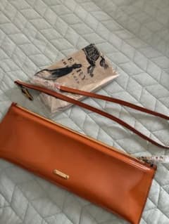 Burberryオレンジ クラッチバッグ ショルダーバッグのサムネイル
