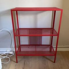 IKEA BAGGEBO（バッゲボー）シェルフユニット レッド 赤 廃盤 ①