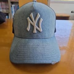 New Era NY Yankees デニム メッシュキャップのサムネイル