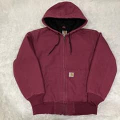 希少Sサイズ carhartt アクティブジャケット　WJ130 624 レッド 希少Sサイズ carhartt アクティブジャケット WJ130 624 レッド - メルカリ