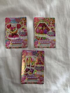 アイカツ リンベリーフークコーデ 3枚セット プレミアムレアのサムネイル