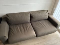 無印良品 ダウンフェザー ポケットコイル ソファ本体 2.5シーター