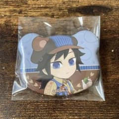 鬼滅の刃 実りの秋まつり 冨岡義勇 くま缶バッジ　6点 鬼滅の刃 カフェ 実りの秋まつり 秋祭り くま 缶バッジ 冨岡義勇