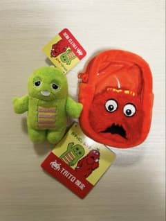 ガチャピン・ムック タイトー限定 ぬいぐるみポーチ セット　セット売りのサムネイル