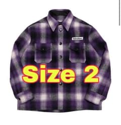 SC / SUBCULTURE OMBRA CHECKJACKET PURPLE - メルカリ