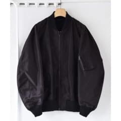 ☆未使用級☆COMOLI コモリ コットンシルク MA-1 BROWN サイズ2 