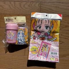希少品 初代 ふたりはプリキュア レジャーシート おしぼりセット 当時