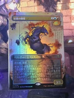 MTG 彩嵐の雄馬 ボーダーレス foil - メルカリ