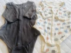 ベビー ロンパース 肌着 2枚セットのサムネイル