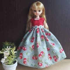 リカちゃん　ドレス*154　ワンピースのサムネイル