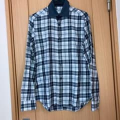 ナラカミーチェ(NARACAMICIE)メンズ　厚地　チェックシャツSのサムネイル
