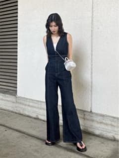 MOUSSY Bustier Denim オールインワンのサムネイル