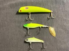 ☆早い者勝ち☆シーバスルアーまとめ売り シーバス引退 チャート3点