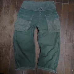 KAPITALキャピタル日本製 初期2004年廃盤カーゴパンツ1/Sオリーブ中古 