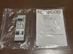 KENWOOD M-EA3 取扱説明書　 リモコン RC-F0327のサムネイル
