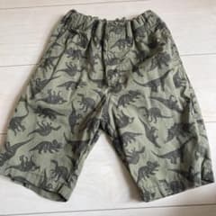恐竜柄　ハーフパンツ　120cmのサムネイル