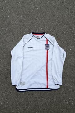 Umbro イングランド代表 サッカーウェア 2002 長袖 L【値段交渉可