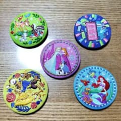 ディズニー ピンバッジ 缶バッジ 他 まとめ売り Disney Characters 刺繍缶バッジビスケット2(12個入) | ディズニー