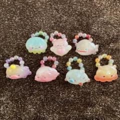 海の生き物　めじるし　ビーズ　指輪　チャームのサムネイル