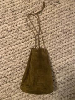 REEL drawstring bag リール スエードレザー 巾着 バッグ - メルカリ