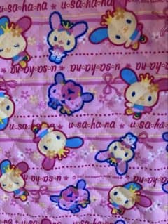 激レア！希少！ウサハナ　生地　ハギレ　キルティング 激レア！希少！ウサハナ キルティング ハギレ - メルカリ