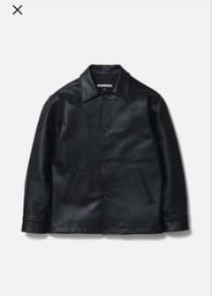 NEIGHBORHOOD LEATHER CAR COAT BLACK L - メルカリ