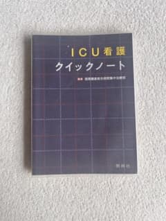 【書き込みなし】ICU看護クイックノート オールカラー 看護師 急性期 救急のサムネイル