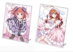 五等分の花嫁　中野二乃　等身大スタンディパネル　五等分の花嫁展 message 五等分の花嫁展 message アクリルアートパネル 中野二乃 中野五月