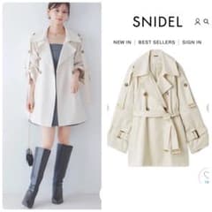 新品タグ付き♥️ SNIDEL ミドルトレンチコート✨ IVR 新品タグ付き♥️ SNIDEL ミドルトレンチコート✨ IVR - メルカリ