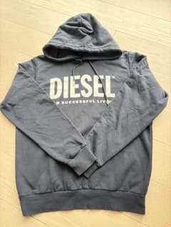 DIESEL パーカー Lサイズ　ネイビー - 4