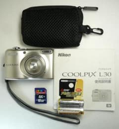 乾電池式】Nikon☆COOLPIX L30⭐️極美品☆光学5倍2005万画素 - メルカリ
