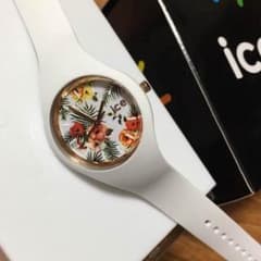 美品アイスウォッチ icewatch 花柄 small whiteのサムネイル