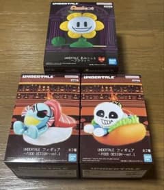 UNDERTALE フィギュア あみこっと フラウィ ＆ FOOD DESIGN