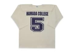 サプール x マサトシハマダ 浜田カレッジ フットボールTシャツ3/4 スリーブ