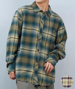 BILLABONG チェック柄 長袖シャツ L 新品のサムネイル