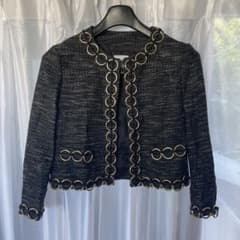 MOSCHINO CHEAPANDCHIC ノーカラージャケット ブラックのサムネイル