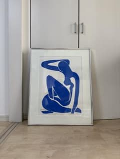 Henri Matisse 額装アート ブルー - メルカリ